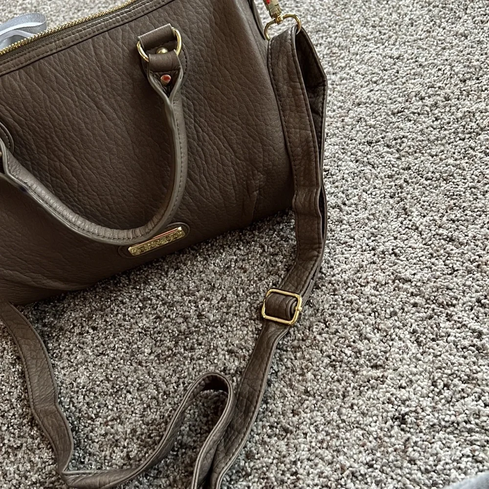 Steve Madden Dark Grey Bowler Style Purse - Picture 10 of 12